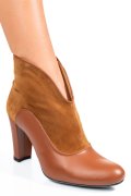BOTINE MARO PIELE NATURALA INTOARSA 7S7790