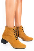 BOTINE MARO PIELE NATURALA TOC NEGRU 7S7780