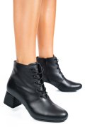 BOTINE NEGRE PIELE NATURALA 7S7780