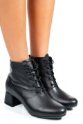 BOTINE NEGRE PIELE NATURALA 7S7780