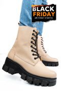 GHETE BEJ PIELE NATURALA 1S7755