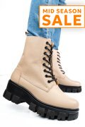 GHETE BEJ PIELE NATURALA 1S7755