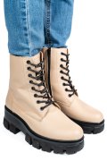GHETE BEJ PIELE NATURALA 1S7755
