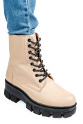 GHETE BEJ PIELE NATURALA 1S7755