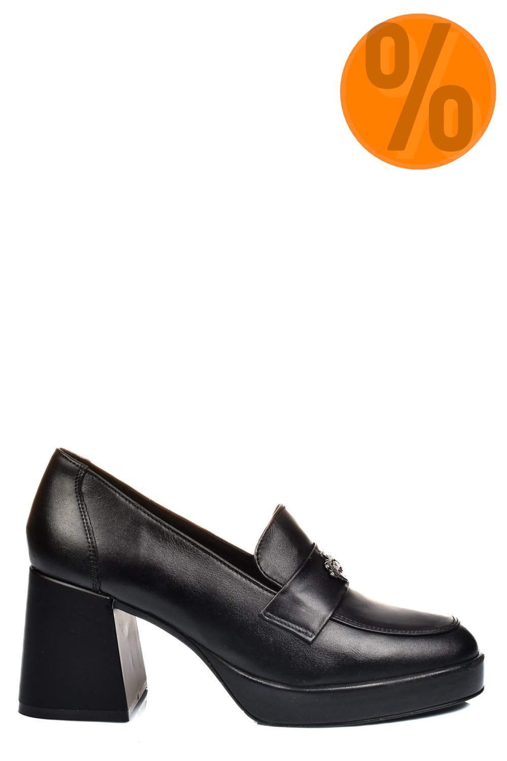 PANTOFI NEGRI PIELE NATURALA  251632NP