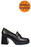 PANTOFI NEGRI PIELE NATURALA  251632NP