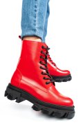 GHETE ROSII PIELE NATURALA 1S7751
