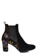 BOTINE DAMA PIELE NATURALA INTOARSA NEGRE COLOR 7S7770
