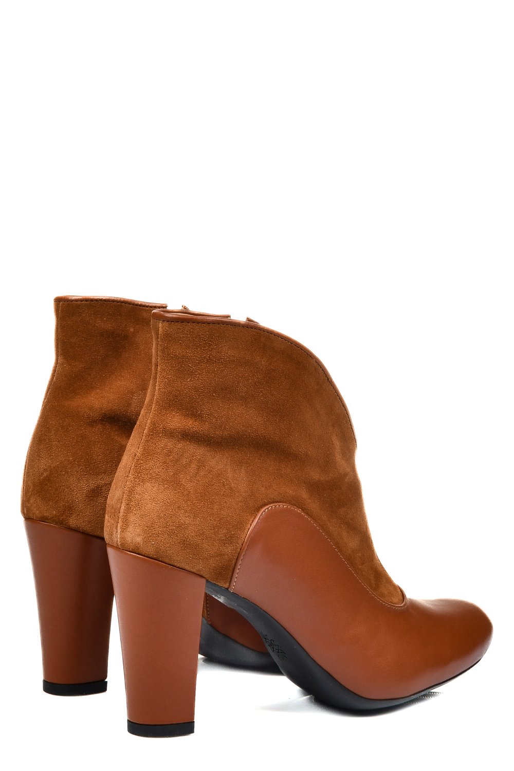 BOTINE MARO PIELE NATURALA INTOARSA 7S7790