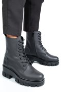 GHETE NEGRE PIELE NATURALA 1S7755