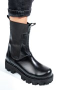 GHETE NEGRE PIELE NATURALA 7S77628B