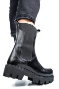 GHETE NEGRE PIELE NATURALA 7S77628B