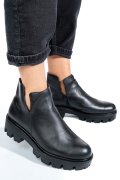 GHETE NEGRE PIELE NATURALA 0S7724