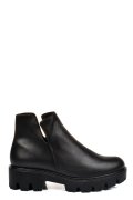 GHETE NEGRE PIELE NATURALA 0S7724
