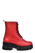 GHETE ROSII PIELE NATURALA 1S7755