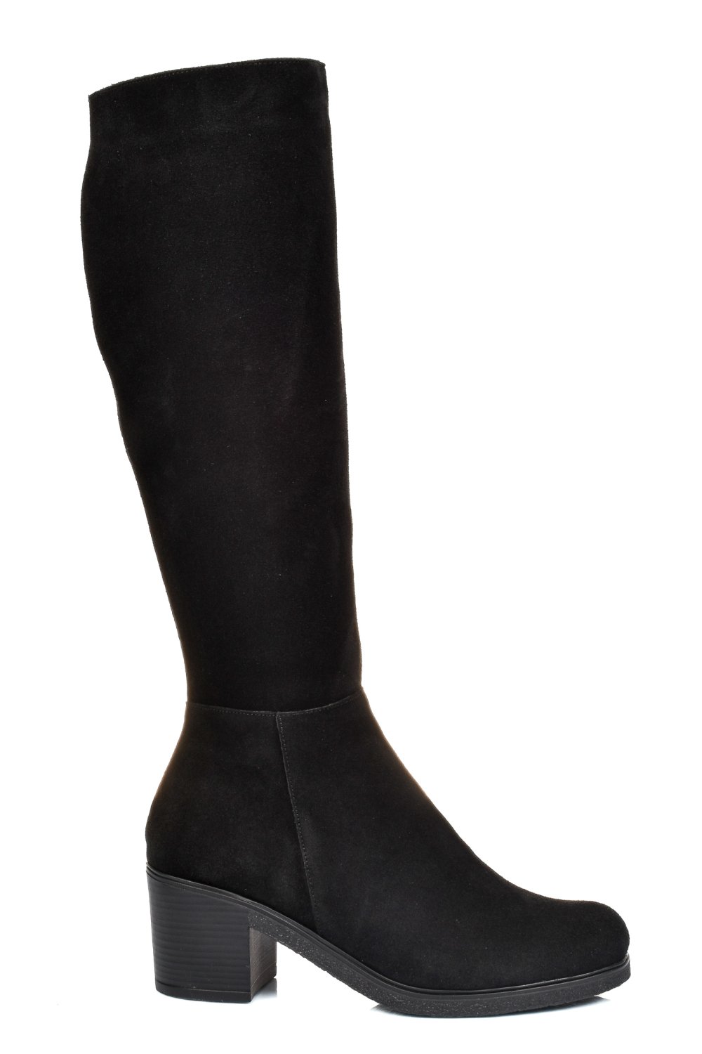 CIZME NEGRE PIELE NATURALA INTOARSA 8S7700