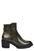 BOTINE DAMA PIELE NATURALA VERZI 4S7726