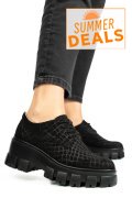 PANTOFI NEGRI CRO PIELE NATURALA INTOARSA 2S77085