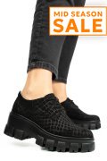 PANTOFI NEGRI CRO PIELE NATURALA INTOARSA 2S77085