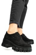 PANTOFI NEGRI CRO PIELE NATURALA INTOARSA 2S77085