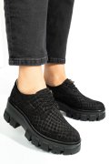 PANTOFI NEGRI CRO PIELE NATURALA INTOARSA 2S77085