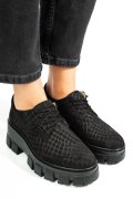 PANTOFI NEGRI CRO PIELE NATURALA INTOARSA 2S77085