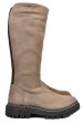 Cizme dama piele naturala intoarsa taupe bs77b063207