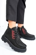 GHETE NEGRE PIELE NATURALA NABUK AKD5906