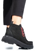 GHETE NEGRE PIELE NATURALA NABUK AKD5906