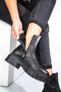 GHETE NEGRE PIELE NATURALA APCK4802