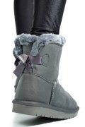 CIZME GRI PIELE NATURALA INTOARSA 8SP132