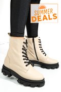 GHETE BEJ PIELE NATURALA 1S7724