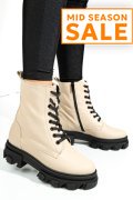 GHETE BEJ PIELE NATURALA 1S7724
