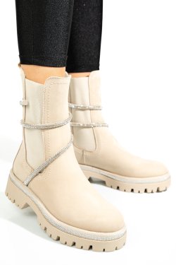 GHETE BEJ PIELE NATURALA 0S779456