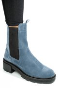 GHETE ALBASTRE PIELE NATURALA INTOARSA 2S7724