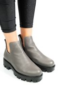 GHETE GRI PIELE NATURALA 0S7724