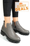 GHETE GRI PIELE NATURALA 0S7724