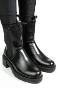 GHETE NEGRE PIELE NATURALA 2S7724