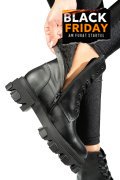 GHETE NEGRE PIELE NATURALA 1S7724