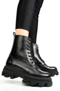 GHETE NEGRE PIELE NATURALA 1S7724