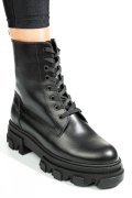 GHETE NEGRE PIELE NATURALA 1S7724