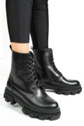 GHETE NEGRE PIELE NATURALA 1S7724
