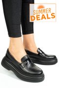 MOCASINI NEGRI PIELE NATURALA 2S7751619NP