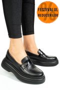 MOCASINI NEGRI PIELE NATURALA 2S7751619NP