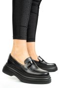 MOCASINI NEGRI PIELE NATURALA 2S7751619NP