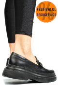 MOCASINI NEGRI PIELE NATURALA 2S7751619NP