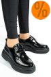 Pantofi negri piele naturala lacuita 2s7751617npk