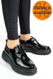Pantofi negri piele naturala lacuita 2s7751617npk