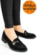 Mocasini negri piele naturala intoarsa 2s7751626sp