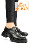 PANTOFI NEGRI PIELE NATURALA 2S7751615NP